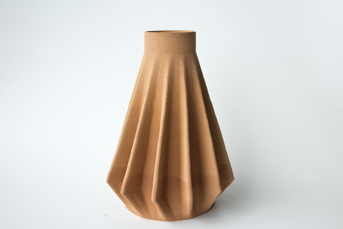 3D printed ceramics vase